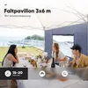 Quictent Faltpavillon 3x6m mit 6 Seitenteilen, Produktbild-Vorschau 2