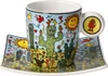 James Rizzi 4er Set Espressotassen mit Untertasse Porzellan Produktbild-Vorschau 3