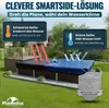 Planenfux® Poolabdeckung rechteckig für 400x200 cm Pools | Produktbild-Vorschau 6