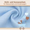 10er Set Spucktücher, Baumwolle, 70x70 cm, hellblau Produktbild-Vorschau 6