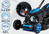 Hexwelt tondeuse thermique HW-KS-224 224 cm³ 53 cm traction Voir les images du produit 5