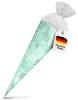 itenga Geschwister Schultüte 35cm Pflanzenmuster Produktbild-Vorschau 1