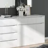 Komoda Vicco Ruben Biały 48 x 101.6 cm z szufladami, Model Podgląd zdjęcia produktu 5
