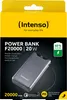 The image shows the packaging of an Intenso Powerbank F20000. Produktbild-Vorschau