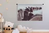 MuchoWow® Wandteppich Wandbehang Pferde - Schnee - Weiß Produktbild-Vorschau 3