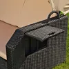 Strandkorb Schwarz Sonnendach Sonnenliege Sonnenbett Produktbild-Vorschau 9