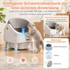 Selbstreinigende Katzentoilette Offen Katzenklo Automatisch Produktbild-Vorschau 3