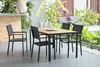 home24 Gartentisch - Akazie massiv / Aluminium Produktbild-Vorschau 2