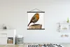 MuchoWow® Textilposter Rotkehlchen - Vogel - Holz 90x90 cm Produktbild-Vorschau 2