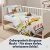 Baby Bettwäsche 100 x 135 cm süße Bettwäsche "Baustelle" Produktbild-Vorschau 4