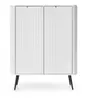 Kommode 100 cm Gerly - Loft, Metallbeine, geriffelten Produktbild-Vorschau 2