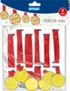 STYLEX Medaillen - Winner - Kunststoff - 6 Stück Produktbild-Vorschau 1
