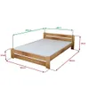 Bett Laura 140 x 200 cm, Erle Matratze: Matratze Somnia 17 Produktbild-Vorschau 4