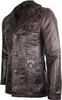 Herren Vintage Lederjacke im 70er Jahre Style aus echtem Produktbild-Vorschau 2