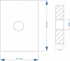 Nutenstein | Gewindeplatte 15x10x4 mm M4 Gewinde mittig | Produktbild-Vorschau 2