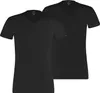 Puma Herren V-Neck Shirts 4er Pack Schwarz Black Baumwolle Produktbild-Vorschau 2