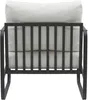 CLP Lounger Manea mit Metallgestell weiß Kunstleder Produktbild-Vorschau 6
