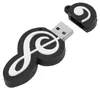 USB kľúč Black Note Appearance, roztomilý USB kľúč na hudbu Náhľad obrázku produktu 6