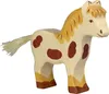 Holztiger Holz Pony Spielfigur - handgefertigtes Spielzeug Produktbild-Vorschau 2