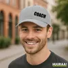 Huuraa Cappy Mütze Coach Training Dark Grey/White Baumwolle Produktbild-Vorschau 2