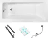 Acrylbadewanne BESCO 100x70 Talia + Siphon Produktbild-Vorschau 5