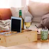 Relaxdays Couchbar, bambù, 2 vassoi porta snack, Anteprima dell’immagine prodotto 5