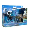 A toy action figure set of Neteyam and Ilu from Avatar: The Way of Water, displayed in its retail packaging. Produktbild-Vorschau