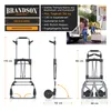 Carrello portasacchi pieghevole Brandson fino a 150 kg, Anteprima dell’immagine prodotto 2
