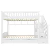Flieks Etagenbett 90x200cm mit 2 Schubladen, Kinderbett Produktbild-Vorschau 11