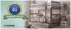 Kinder Etagenbett JAKOB 90x200 cm Grau – Massivholz, Produktbild-Vorschau 8