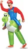 Aufblasbares Kostüm Mario auf Yoshi Nintendo® für Produktbild-Vorschau 1