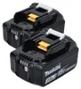Makita BL 1830 B Set 2x Batterie 18 V 3,0 Ah / 3000 mAh ( Anteprima dell’immagine prodotto 2