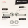 DOMINO Türgriff Drückergarnitur BB-Buntbart Set | Rund BB Produktbild-Vorschau 7