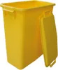 Abfall- u.Wertstoffsammler 60l H590xB285xT555mm PE gelb Produktbild-Vorschau 3