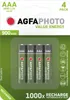 AgfaPhoto Batterijen 1x4 Akku NiMh Micro 1000 mAh, Dobíjecí Náhled obrázku produktu 3