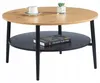 Stolik kawowy okrągły loftowy do salonu 80 x 80 cm kolor Podgląd zdjęcia produktu 1