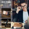 Galaxy S23 Hülle, Retro Kunstledertasche mit Standfunktion Produktbild-Vorschau 3