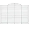 Gabionen mit Hochbogen 8 Stk. 300x50x200/220cm Verzinktes Produktbild-Vorschau 4
