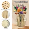 1 Stück Herzform Vase, Holz-Puzzle Vase für Blumenstrauß, Produktbild-Vorschau 7