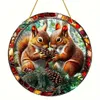GKA XL Sonnenfänger süße Eichhörnchen 20 cm Buntglas Produktbild-Vorschau 2