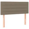 vidaXL LED Kopfteil Taupe 100x5x78/88 cm Stoff -  Kopf- & Produktbild-Vorschau 9
