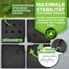 tillvex® Supporto per ombrellone nero 90 litri / 120 kg - 4 Anteprima dell’immagine prodotto 5
