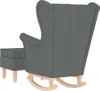 VidaXL 3307998, Stoff, Grau, Schaum, 110 kg, 520 mm, 520 mm Produktbild-Vorschau 6