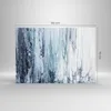 Bilder auf glas - Einteilig - Abstraktion Prellung Blau - Produktbild-Vorschau 3