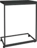 Príručný stolík a kolieska čierny 55x35x70 cm spracované Náhľad obrázku produktu 5