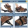 Spikes für Schuhe, Schuhspikes 11-Stud Ice Klampen Produktbild-Vorschau 4