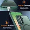 Collage of two images showing a phone case with features highlighted. Produktbild-Vorschau