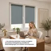 Estika Rollo ohne Bohren - 70 x 220 cm - Dunkelgrau - Produktbild-Vorschau 4
