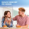 GOURMETmaxx Glas-Wasserkocher in zeitlosem Edelstahl-Design Produktbild-Vorschau 9