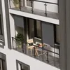 Svislá markýza na balkon 120 x 228-316 cm, UV ochrana, šedá Náhled obrázku produktu 3